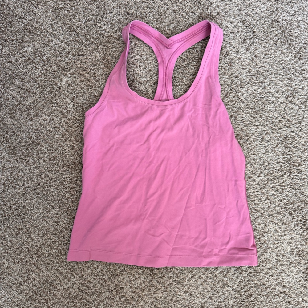 Lululemon Athletica Pink Racerback Tank Top